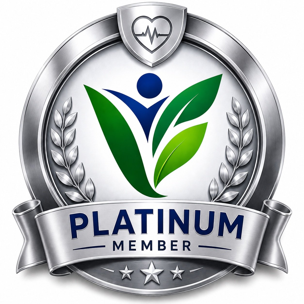 Viretonaa Platinum Member badge - premium preventive cardiology membership with personalised care